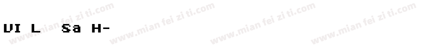 VI Lê Sa H字体转换